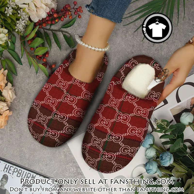 Gucci fleece slippers luxury inhouse slippers ihs1018 fst0316592